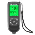 thumbnail image 3 of 0-2000UM Thickness Gauge High Precise LCD Digital Automobile Film Thickness Meter Car Paint Coating Thickness Tester Three Probe Modes Three Units Switching with Multi-point and Zeroing Cali Black, 3 of 7