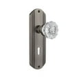 thumbnail image 3 of Nostalgic Warehouse Deccry_Psg_234_Kh Vintage Fluted Crystal Passage Door Knob Set - Brass, 3 of 7