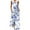 Light Blue, variant on Ruyang Summer Flower Print Dresses for Women Women Casual V Neck Dress Sleeveless Maxi Dress Vintage Boho Beach Sundress With Pockets