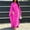 Hot Pink, variant on Fashion Satin Party Dress Robe Abaya Women Elegant Solid Round Neck Bat Sleeves Loose Maxi Dress Women