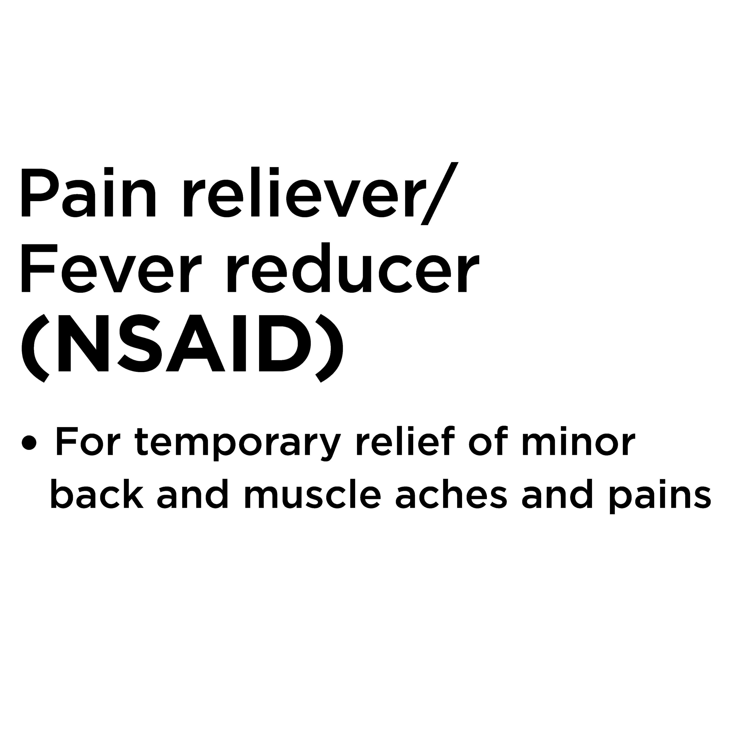 Equate All Day Back & Muscle Pain Relief Naproxen Sodium Tablets, 220mg, 200 Count, Compare to Aleve® Back and Muscle Pain Tablets Active Ingredient