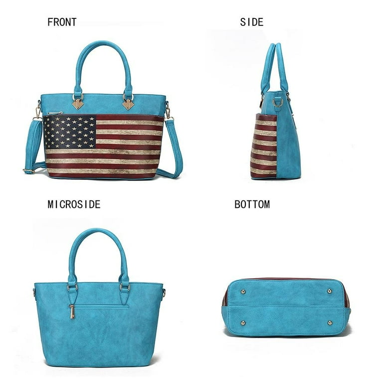 Turquoise blue purse sale