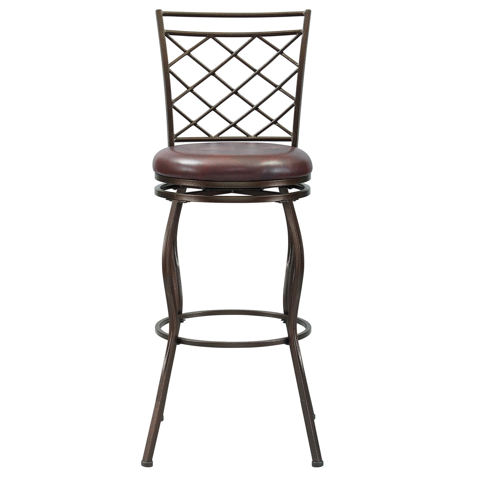 2-in-1 Metal Swivel Barstool
