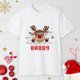 thumbnail image 4 of Ropa familiar a juego con estampado de ciervos para Navidad, atuendo familiar para estar juntos, camisetas navideñas, camisetas a juego para mamá, papá, niños y bebés, 4 of 5