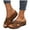 Brown, variant on Womens Orthopedic Sandals Orthotic Arch Support Slip On Sandals Breathable Casual Summer Shoes