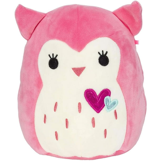 Squishmallow Kellytoy Francesca The Pink Owl Plush Doll 12 inch