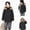 Black, variant on Zecgelong Large Collar Children's Down Padded Jacket Boys' Padded Jacket Mid Length Style For Girls Medium And Large Children's Thickened Hooded Jacket
