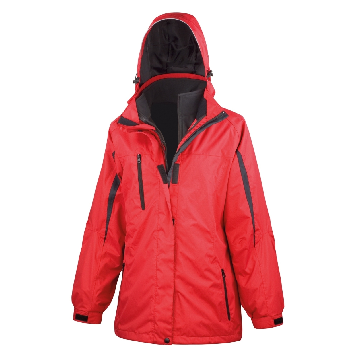 Result Womens 3 In 1 Softshell Journey Jacket With Hood - image 5 of 5