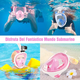 thumbnail image 2 of Máscara De Snorkel Gafas 180° Rosa L/XL Malubero Malu2046, 2 of 4