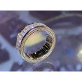 thumbnail image 5 of 2.12Ct Round Cut Moissanite Eternity Women's Ring 14K Yellow Gold Plated Silver, 5 of 5