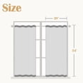 thumbnail image 2 of Cortinas Café de Lino Boho Jinchan 54" Gris 2 Paneles, 2 of 9