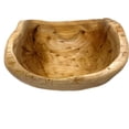 thumbnail image 2 of TJ Global Handmade Wood Bowl Rectangular shape Handcarved Natural Root Wood Crafts Bowl Fruit Salad Serving Bowls, Medium (L8.5" x W7.5" x H5"), 2 of 5
