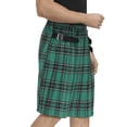 thumbnail image 5 of Vjnyvs Scottish Plaid Kilt Scottish Pleated Tartan Skirt Kilts Clothing Traditional Skirt for Men, 5 of 7