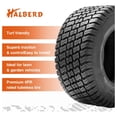 thumbnail image 2 of 2 PCS 20x10.00-8 Lawn Mower Tires 4PR Turf Saver Lawn & Garden Tires for Garden Tractor Riding Mower, Tubeless, 2 of 6