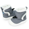 thumbnail image 5 of JAN & JUL Kids' Water Resistant Flexible Stay-On Winter Boots for Snow (Heather Grey, Size 7 Toddler), 5 of 7