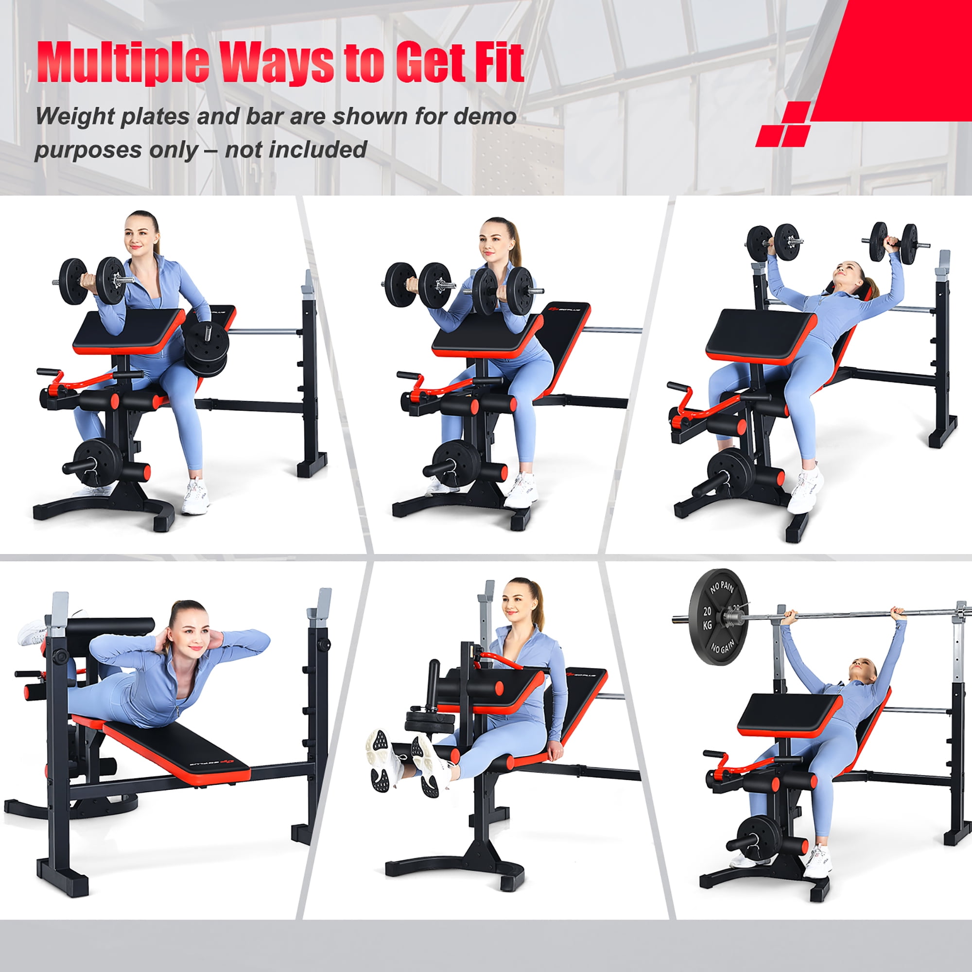 Goplus preacher curl sale