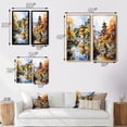 thumbnail image 4 of Designart "Golden Pavilion Japon wall decor I" Japan Art Framed Wall Art Set Of 2 - Yellow People Gallery Wall Frame Set For Home Decor, 4 of 7