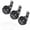 Black, 3 Pack, variant on 3 Pack Combination Cabinet Cam Lock Password Coded Lock with 3/4" Cylinder and Chrome Finish, Security Combi-Cam Lock for Cabinet Filing Drawers Mailbox
