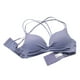 thumbnail image 4 of Sujetador sin costuras Wireless Thicken Sexy Hacer subir Underwear Lencería elástica transpirable, Morado, 85B Kearding AP001256-08B, 4 of 7