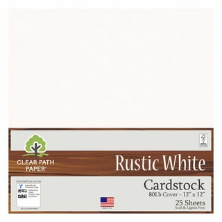 Rust Red Cardstock - 12 x 24 inch - 80lb Cover - 25 Sheets - Clear Path Paper