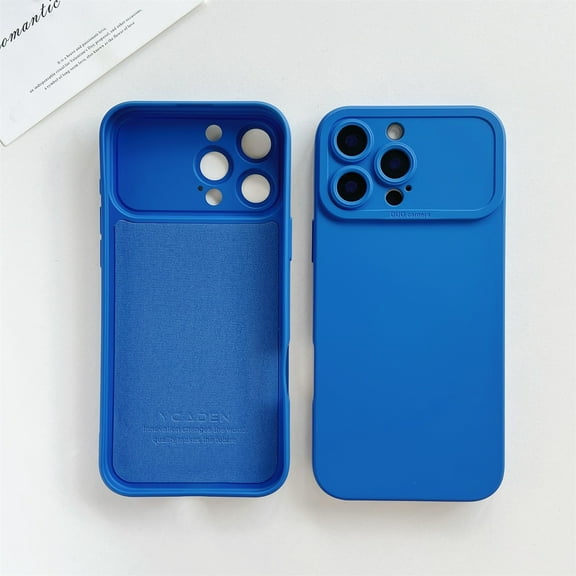 Allytechgroup Case for iPhone 17, Slim Lightweight Protective Phone Shell [Military-Grade Drop Protection] Anti-Slip Flexible Soft TPU Back Heavy-Duty Shockproof Bumper Cover, Kleinblue