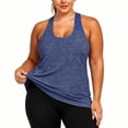 thumbnail image 5 of QSAWXQZ Women's Plus Tank Top Scoop Neck Racerback Sleeveless Stretch Lightweight Shirt 5XL, 5 of 9