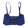 thumbnail image 3 of Ceinture de Taille pour Femmes Corset sous-Poitrine Ceinture Large Foncée Robe Bleue, 3 of 5