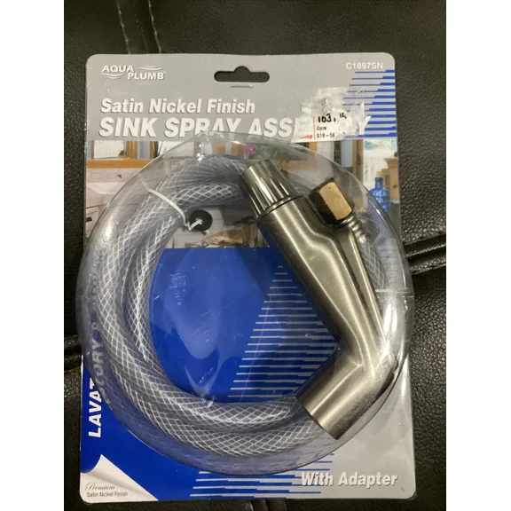 Aqua Plumb Nickel Finish Sink Spray Assembly With Adapter C1897Sn