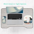 thumbnail image 4 of SHIQI-Small Mouse Pad 6.6 Inch, Takes up Wrist and Mouse Space, Waterproof Compact Mini Mouse Mat for Laptop Computer Wireless Mouse Keyboard Home Office Travel,Ink Sunrise, 4 of 4