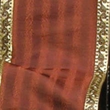 The Ribbon People Gold and Brown Striped Wired Craft Ribbon 2.5" x 40 Yards