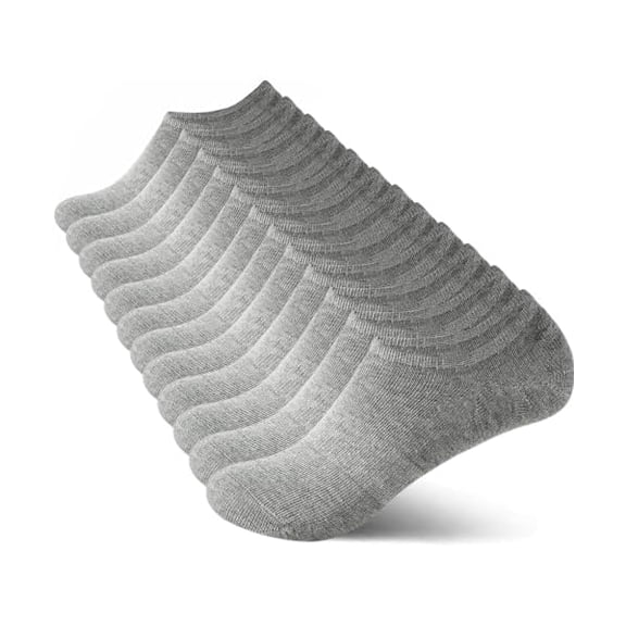 Eryueer No Show Socks Women Low Cut Invisible Liner Non slip Athletic Boat Socks 6 Pairs