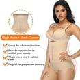 thumbnail image 4 of QRIC Women Tummy Control Shaperwear Panties High Waist Cincher Body Shaper Briefs Girdle Slimming Underwear Beige XL, 4 of 6
