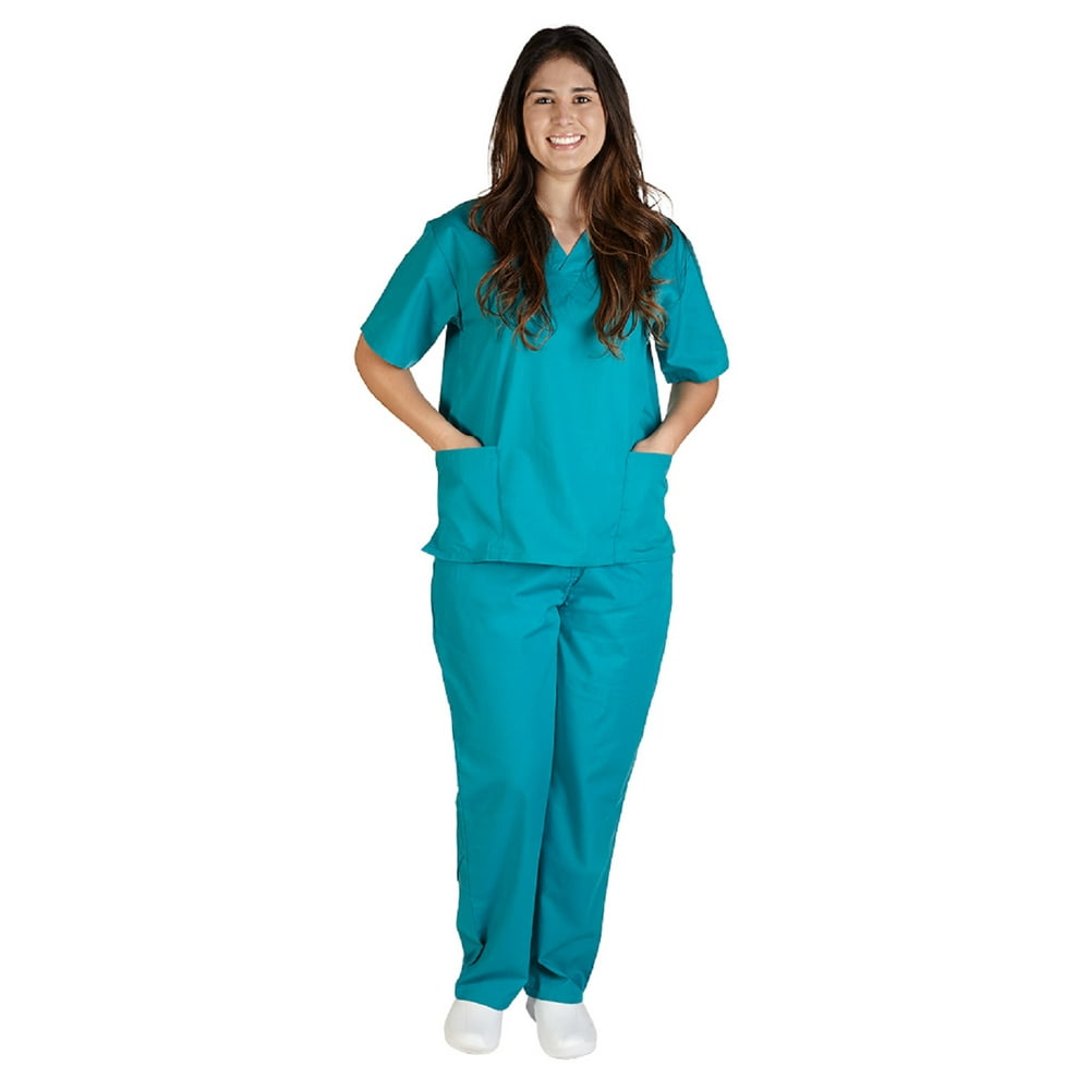 M&M Scrubs - M&M Scrubs Solid Scrub Set - FREE SHIPPING XXS TO 5XL