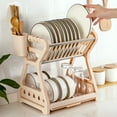 thumbnail image 3 of Escurridor De Platos, Soporte Para Cubiertos De Placa De Encimera Multicapa Fácil De Limpiar Para Encimera De Cocina, 3 of 7