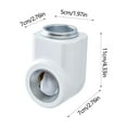 thumbnail image 3 of Toothpaste Squeezer Wall Mounted Automatic Dispenser | Space-Saving Toothpaste Organizer White Silver Green Plastic | Easy Install, Controlled Output, 11x7x5cm | Durable Storage for Bathroom Counter, 3 of 6