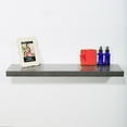 thumbnail image 2 of Modern and Contemporary Black oak Floating Shelf - 31.5*9.25*1.5 inches, 2 of 5