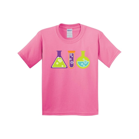Inktastic Scientist Kids Chemistry Beakers Youth T-Shirt