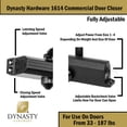 thumbnail image 4 of Cierrapuertas Dynasty Hardware, grado 1, pesado, comercial, 4 of 7