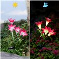 thumbnail image 3 of Outdoor Solar Lights, Solar Garden Lights With Bigger Lily, 3 of 5