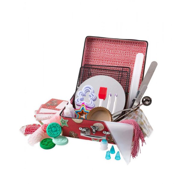 HearthSong Crafty Creations Cookie Kit Holiday Baking Kit for Kids