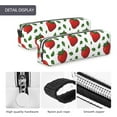 thumbnail image 4 of Haiem Strawberry Print Leather Pencil Case Art Supplies Case Zipper Pencil Pouch Stationery Storage Pencil Bag, 4 of 7