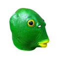 thumbnail image 1 of Tocado de pez de animal verde Cubierta de cabeza de pez verde Divertido tocado de animal feo Fiesta Máscara de cabeza de pez realista para fiesta de disfraces, accesorios de cosplay, mascari, 1 of 4