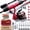 Red, variant on DaddyGoFish Spinning Fishing Rod and Reel Combo Set with Tackle Box | Fishing Pole | Carbon Fiber Telescopic Fishing Rod Kit | Spinning Reel for Travel Saltwater Freshwater Fishing Gear Kit