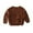 Brown, variant on lnmuld Cute Sweaters Baby Girl Boy Knit Sweater Blouse Pullover Sweatshirt Warm Crewneck Long Sleeve Tops Fall Winter Clothes Size:6M