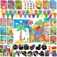 thumbnail image 1 of Set de obsequios para fiestas Luau hawaianas de BenLouis, 96 piezas para niños, 1 of 7