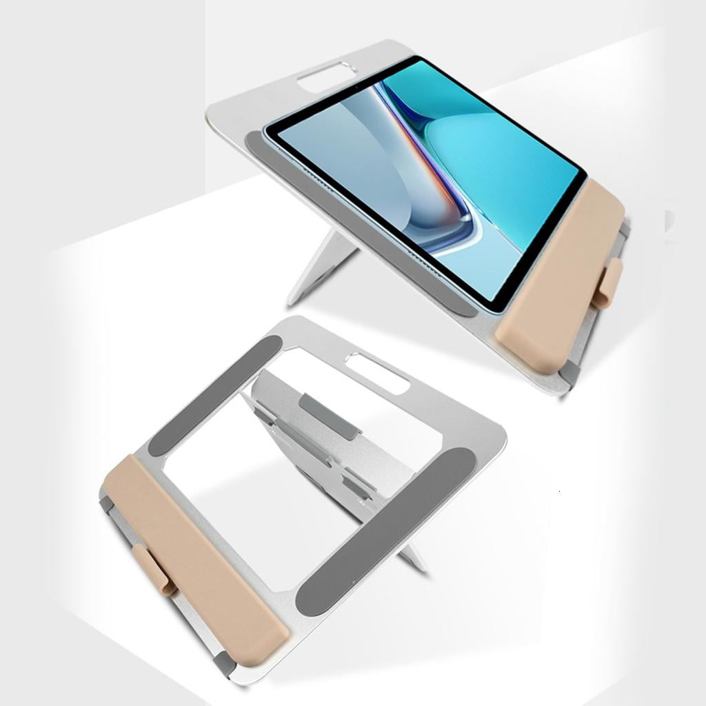 HONCLL Vertical Laptop Stand Space Saving Adjustable Tablets Holde for Drawing Pad Other Devices Aluminum Desk Support Bracket