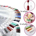 thumbnail image 4 of DouHu Nail Art Tips Colour Pop Sticks Display Fan Practice Starter Ring White, 4 of 5