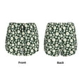 thumbnail image 5 of Lsque White Daisies and Bee Printed Women's Running Shorts with Liner Pockets,Elastic Quick Dry Workout Athletic Gym Yoga Shorts,Womens High Waist Shorts-X-Large, 5 of 9