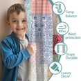thumbnail image 3 of Blackout Kids Curtains,Pioneer Flower Childrens Insulated Curtains Set Of 2,Bedroom Essentials,Toddler Room Decor 42x54in(106x137cm), 3 of 4