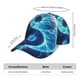 thumbnail image 2 of Fotbe Blue Yin And Yang Gorro Clásico de Béisbol, Gorra Ajustable con Broche Snapback, Gorro de Exterior de Algodón Suave, 2 of 6